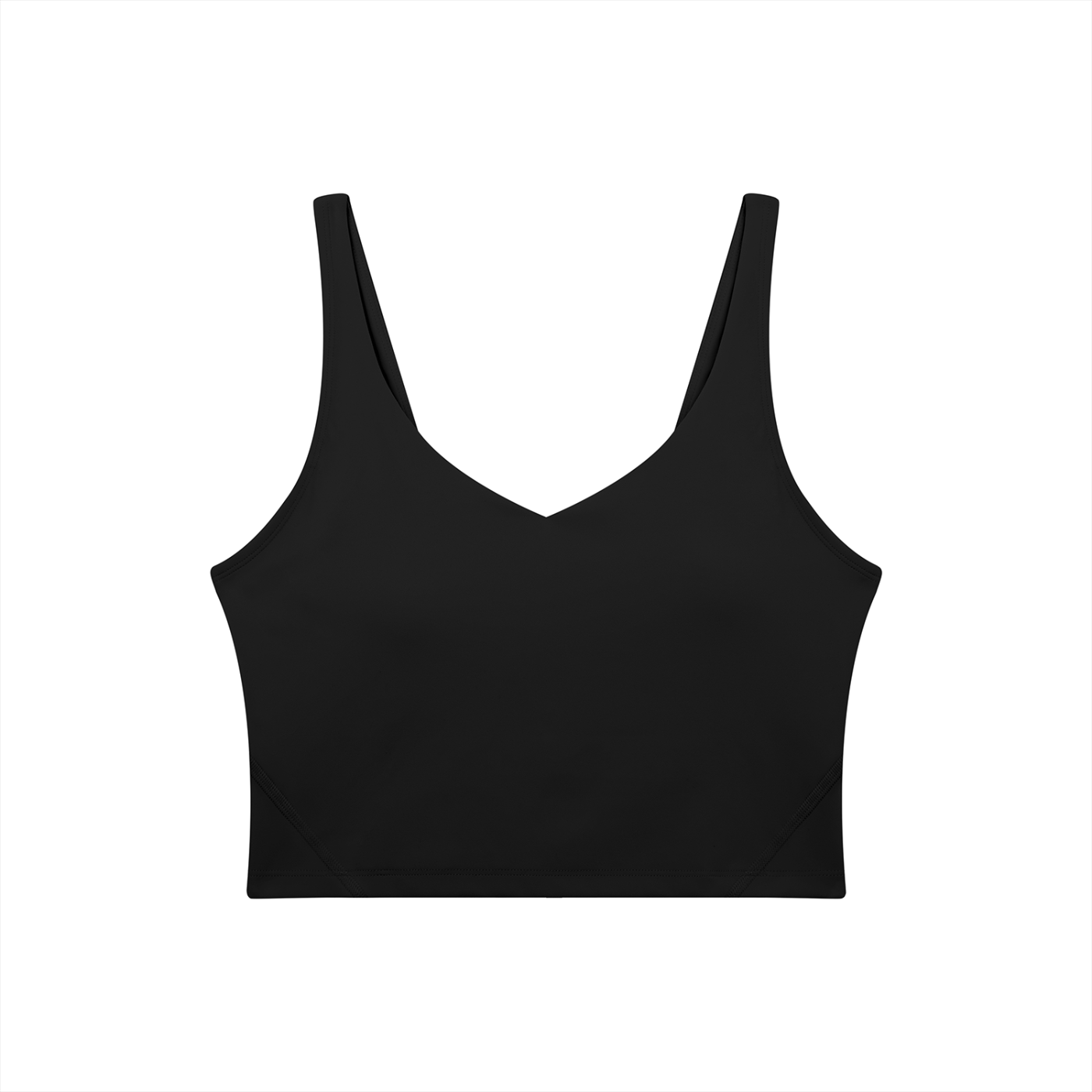 Women's V-Neck Yoga Sports Bra (Dark)