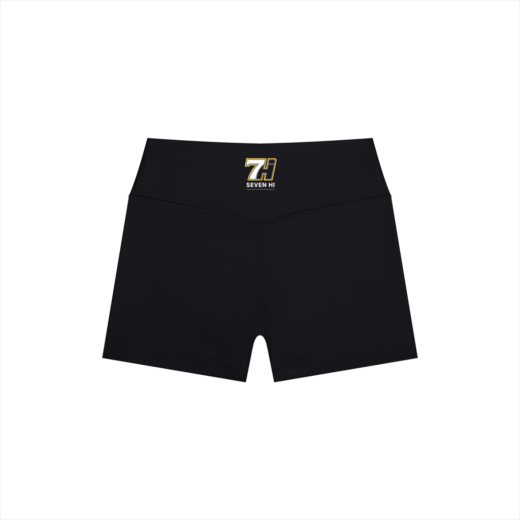 Women’s High Rise Yoga Shorts (Dark)