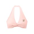 Women's Pleated Halter Sports Bra (Light)