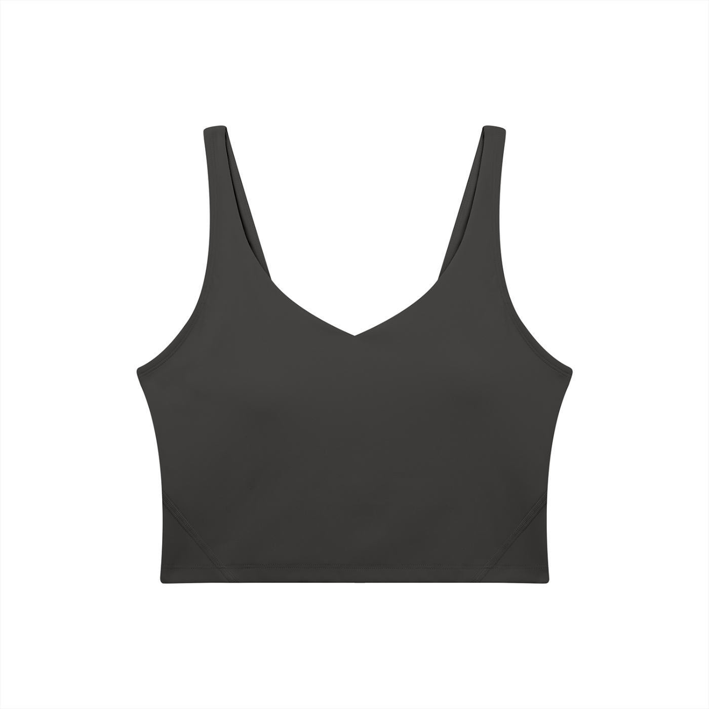Women's V-Neck Yoga Sports Bra (Dark)