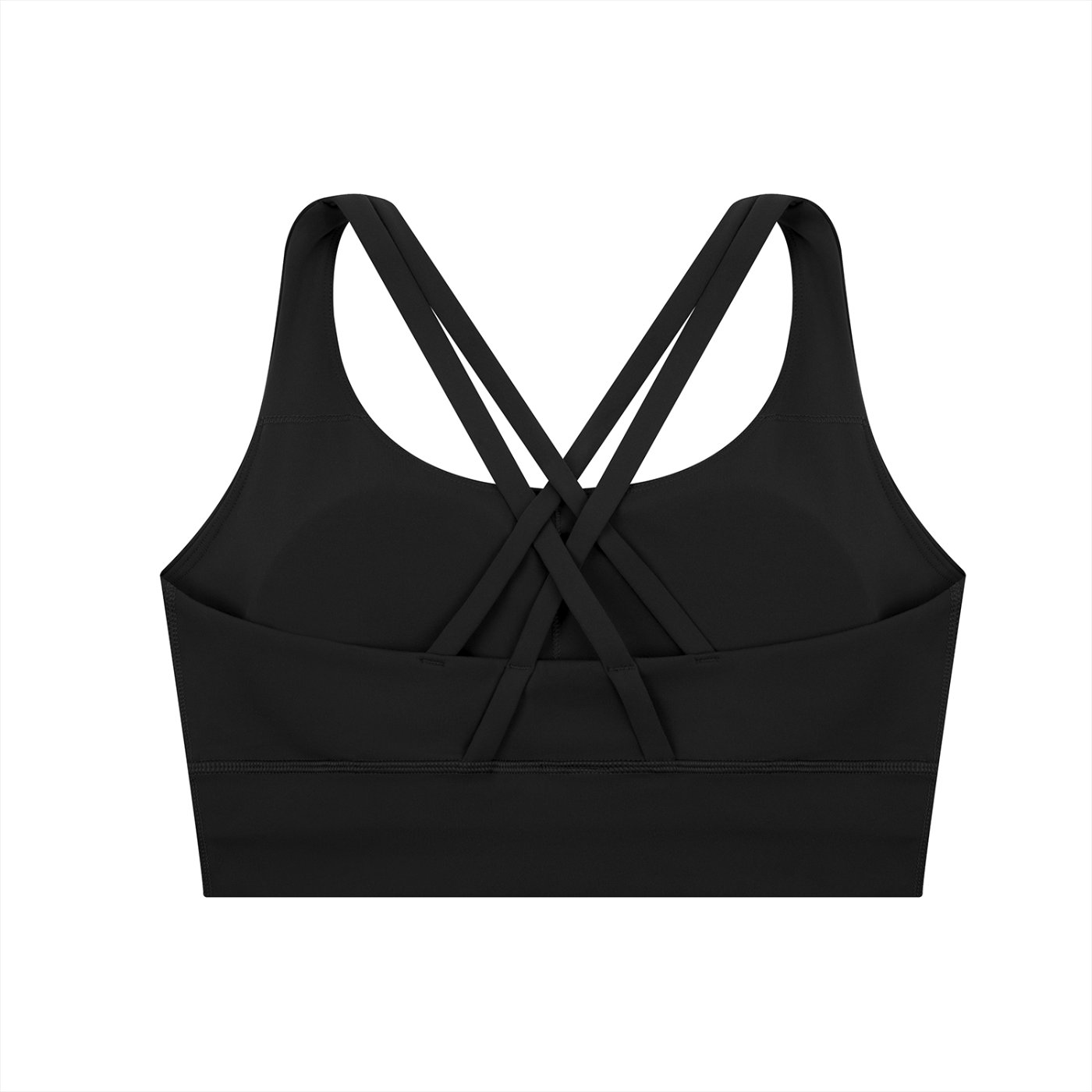 Strappy Criss-Cross Sports Bra (Dark)
