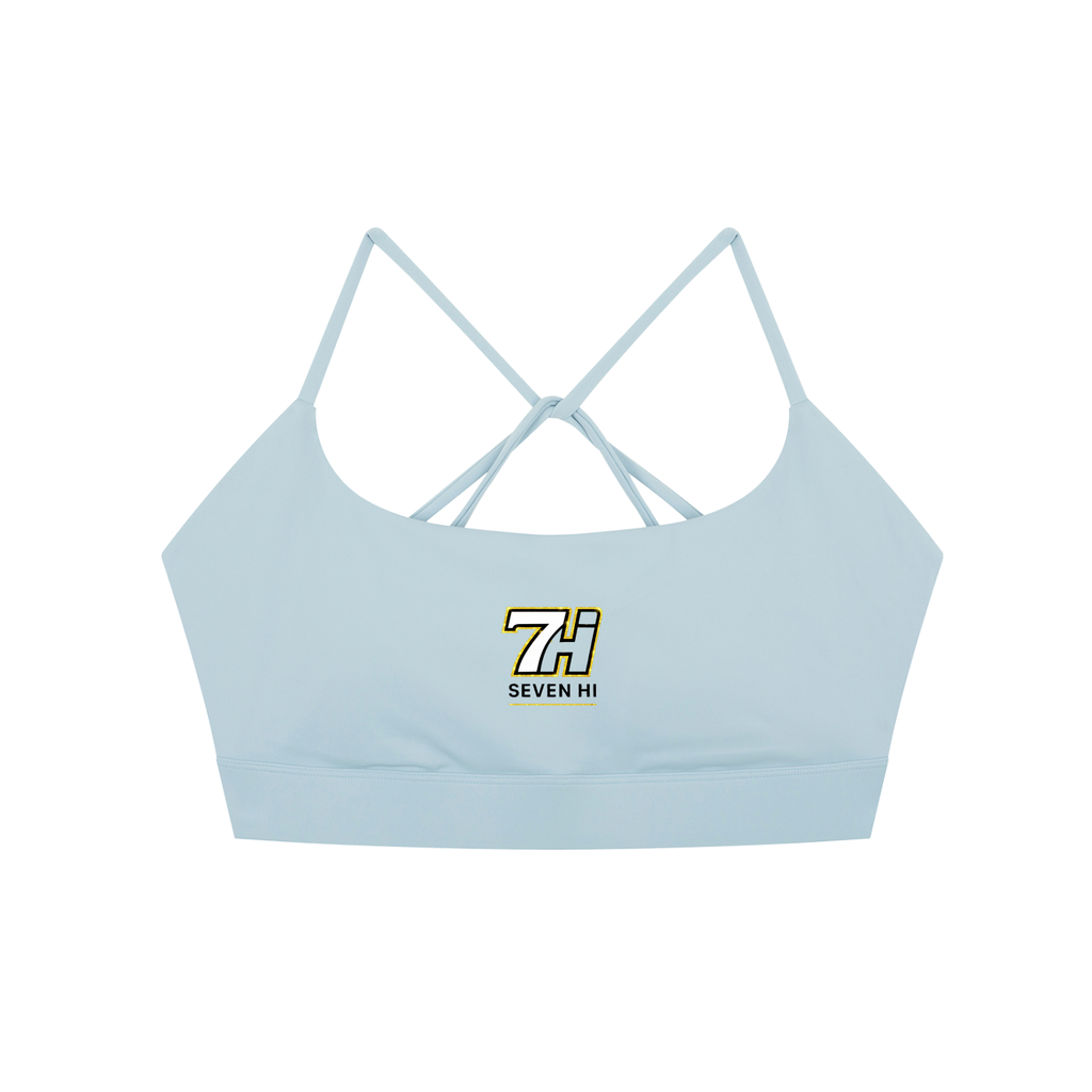 Strappy Criss Cross Yoga Sports Bra (Light)