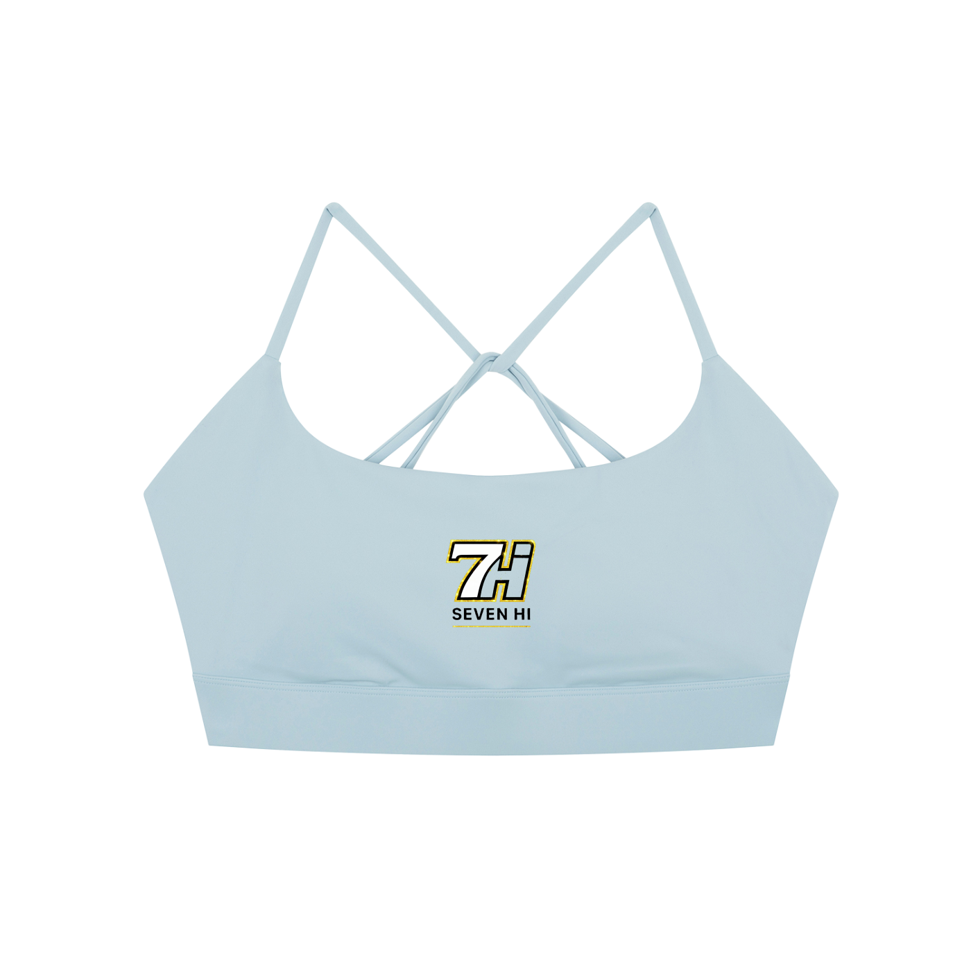 Strappy Criss Cross Yoga Sports Bra (Light)