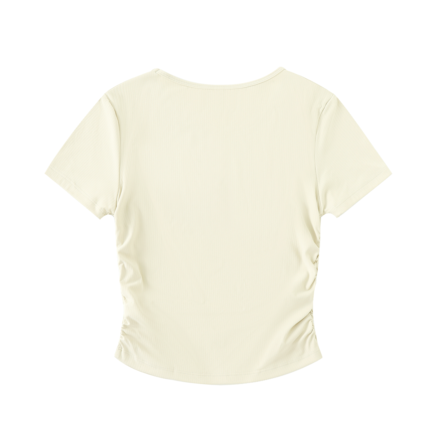 Ruched Bodycon Crop Top (Light)