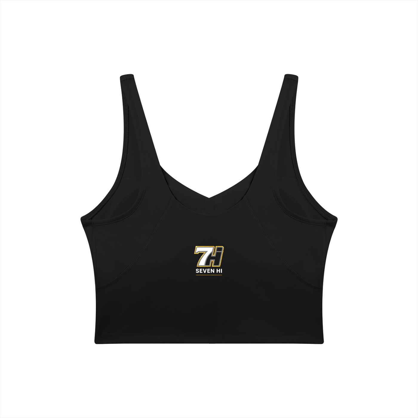 Women's V-Neck Yoga Sports Bra (Dark)