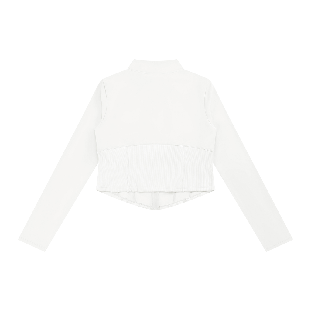 Women's Slim Fit Full-Zip Yoga Jacket (Light)