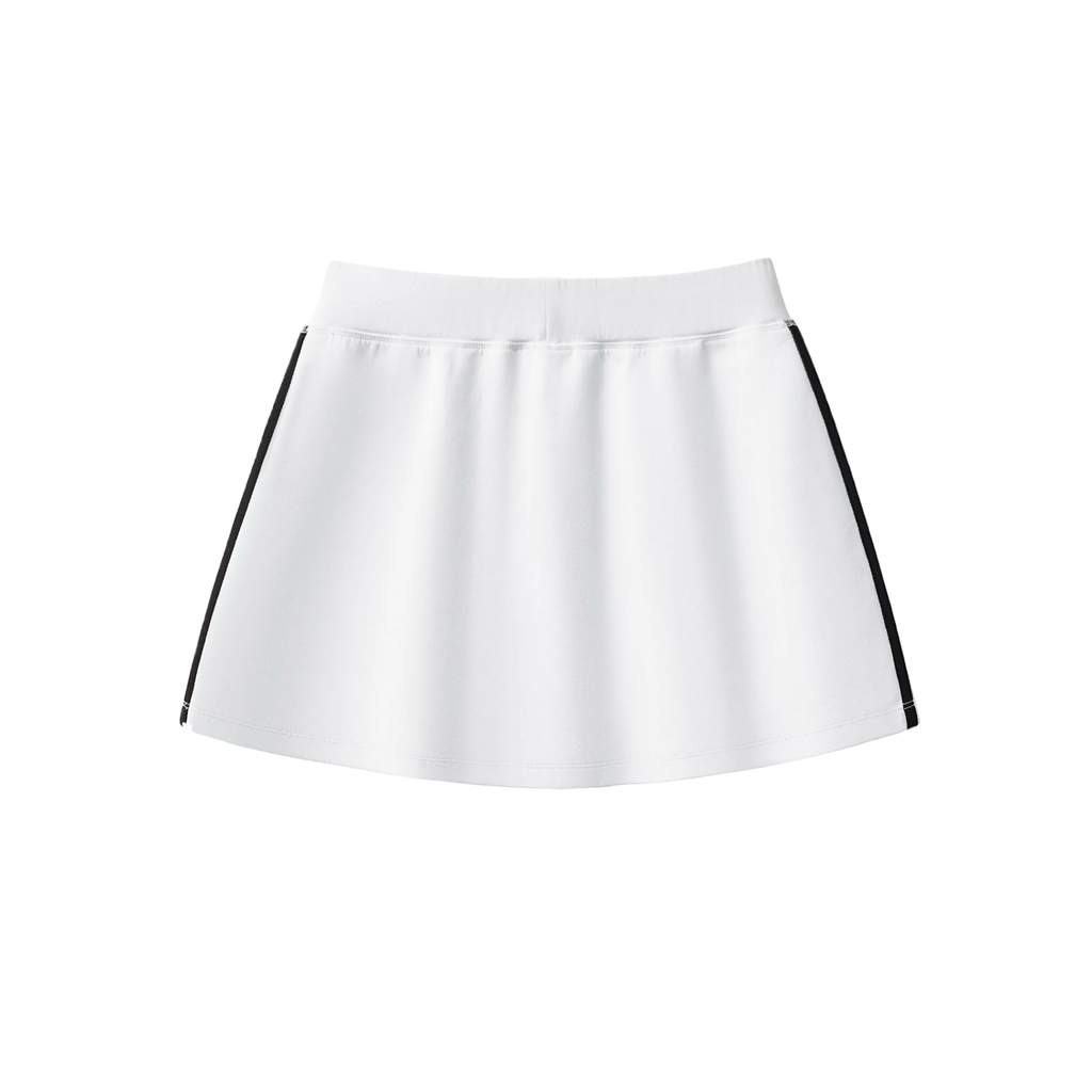 Taped Cooling Performance Short Skirt (White)