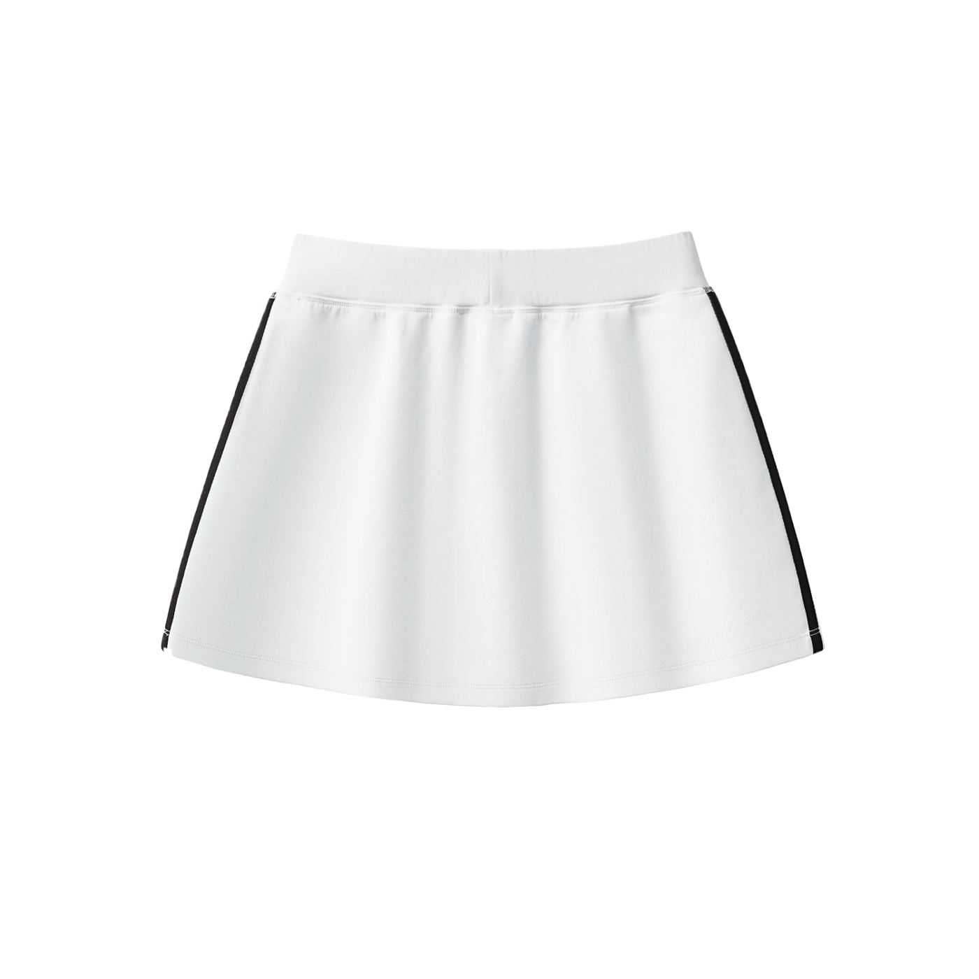 Taped Cooling Performance Short Skirt (White)