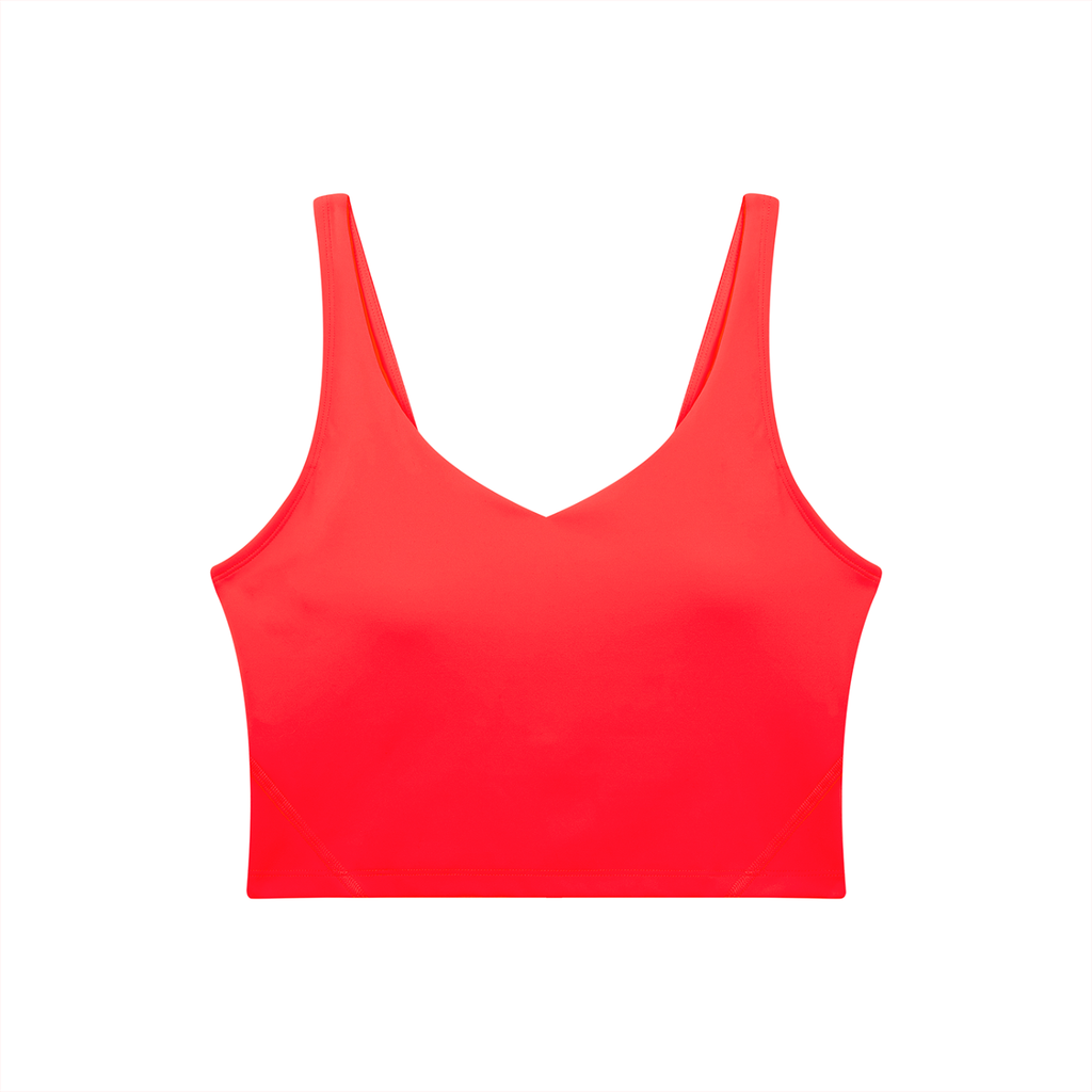 Women's V-Neck Yoga Sports Bra (Light)