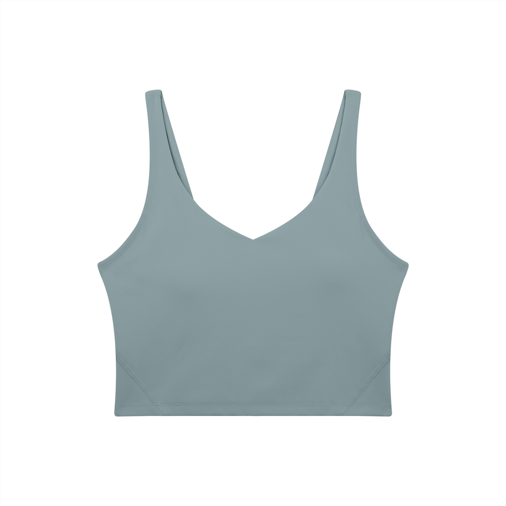 Women's V-Neck Yoga Sports Bra (Light)