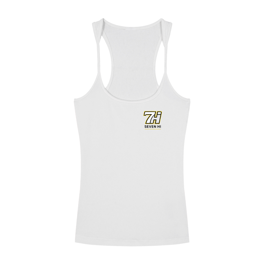 Slim Fit Ribbed Racerback Tank Top (Light)