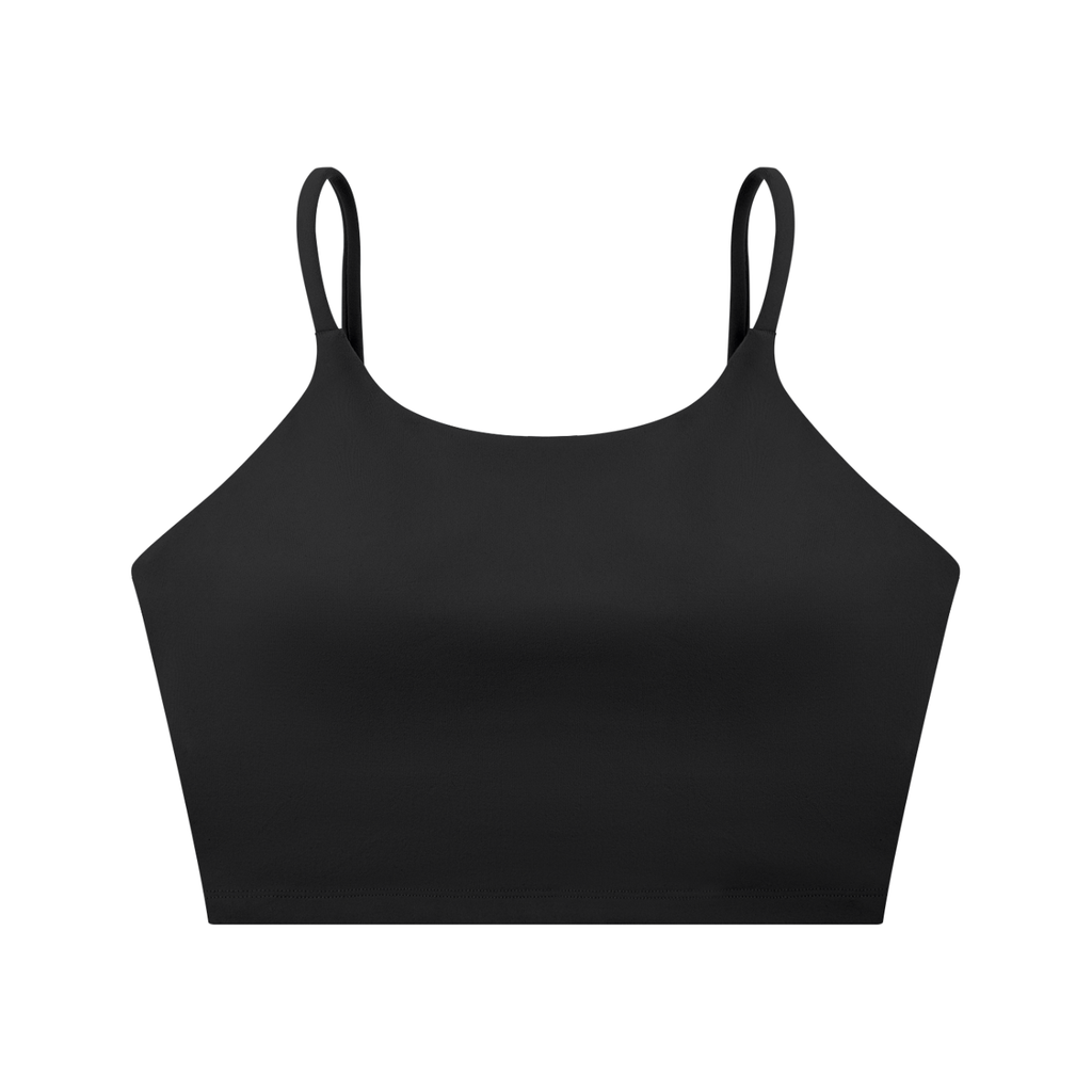 Spaghetti Strap Yoga Sports Bra (Dark)